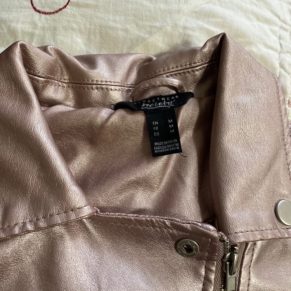 Streetwear Society faux leather jacket - Picture 3 of 4